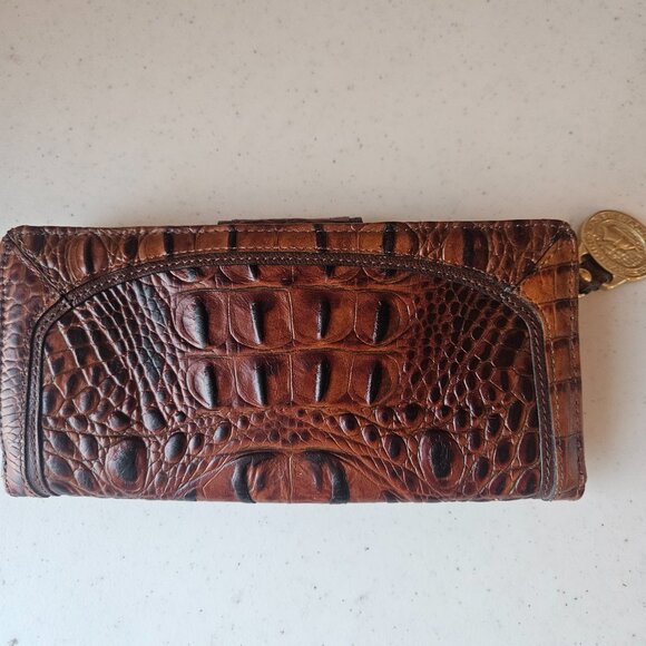 Brahmin Wallet Pecan Melbourne Y2K NWOT - Picture 4 of 5